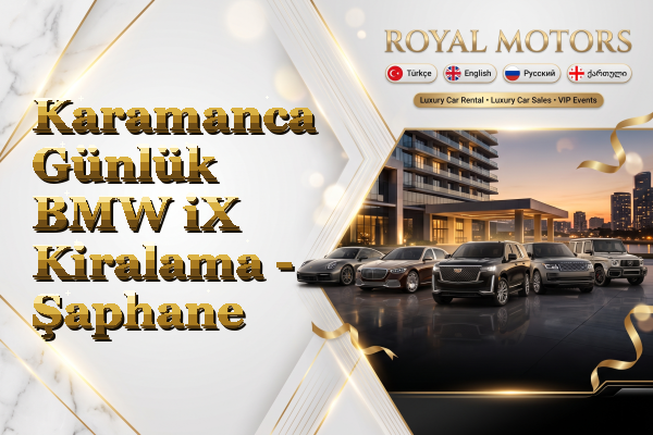 Karamanca Günlük BMW iX Kiralama - Şaphane