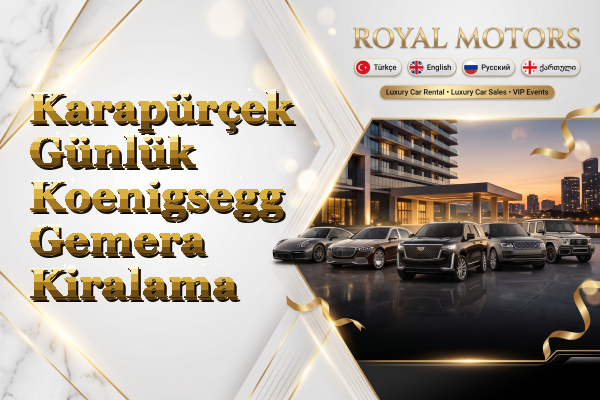 Karapürçek Günlük Koenigsegg Gemera Kiralama