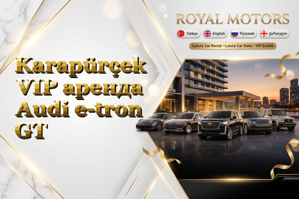 Karapürçek VIP аренда Audi e-tron GT
