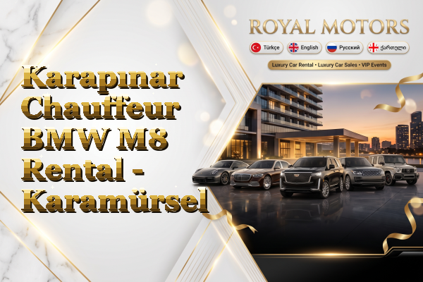 Karapınar Chauffeur BMW M8 Rental - Karamürsel
