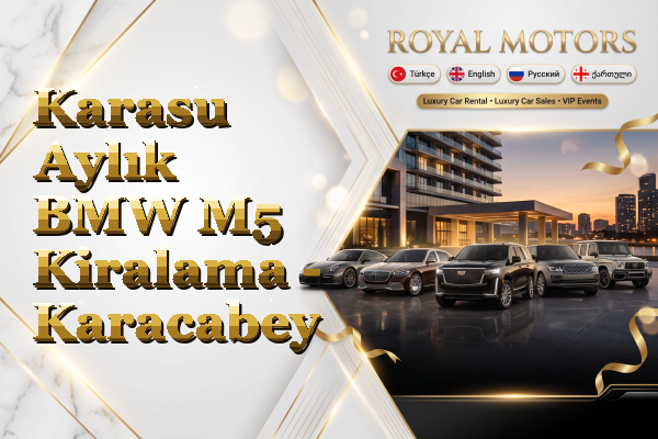 Karasu Aylık BMW M5 Kiralama - Karacabey