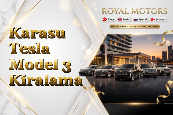 Karasu Tesla Model 3 Kiralama