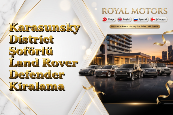 Karasunsky District Şoförlü Land Rover Defender Kiralama