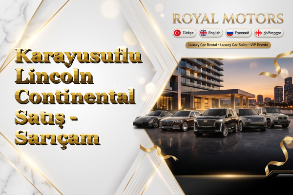 Karayusuflu Lincoln Continental Satış - Sarıçam