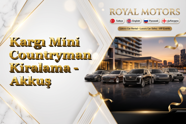 Kargı Mini Countryman Kiralama - Akkuş