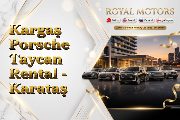 Kargaş Porsche Taycan Rental - Karataş