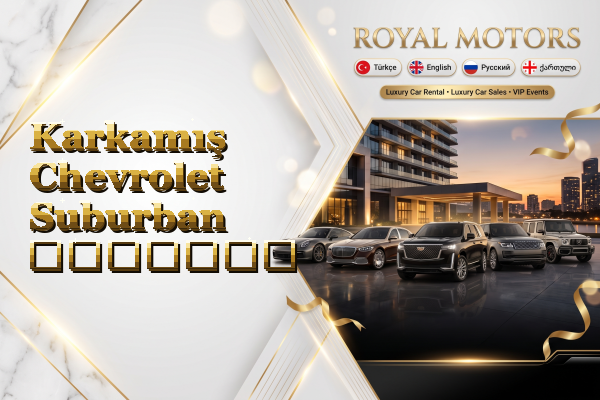 Karkamış Chevrolet Suburban გაყიდვა