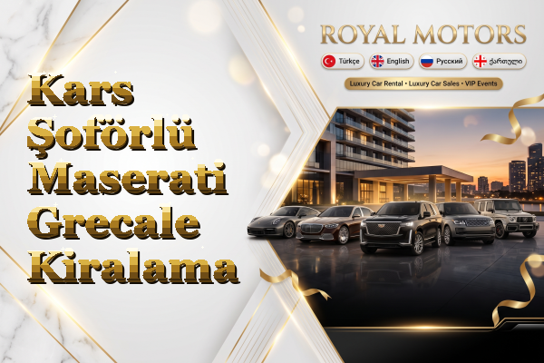 Kars Şoförlü Maserati Grecale Kiralama