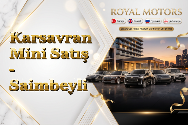 Karsavran Mini Satış - Saimbeyli