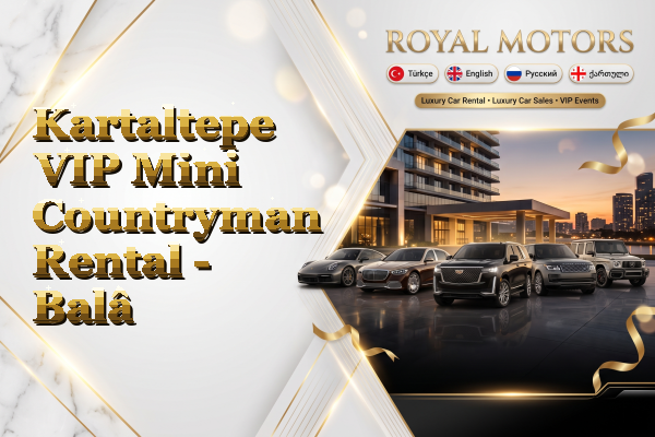 Kartaltepe VIP Mini Countryman Rental - Balâ