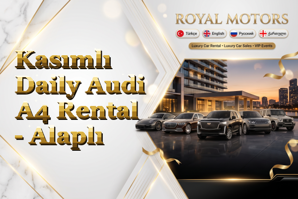 Kasımlı Daily Audi A4 Rental - Alaplı