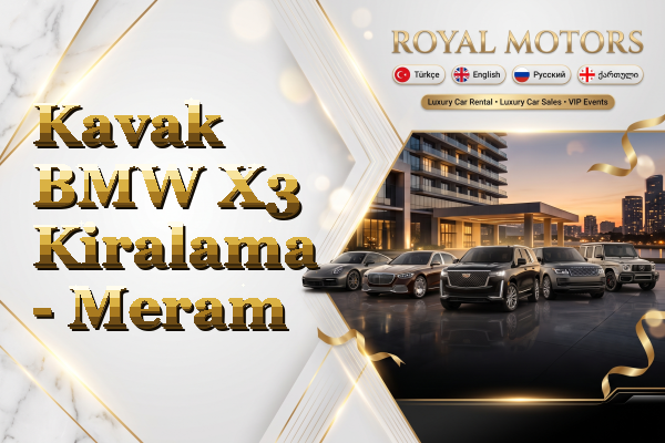 Kavak BMW X3 Kiralama - Meram