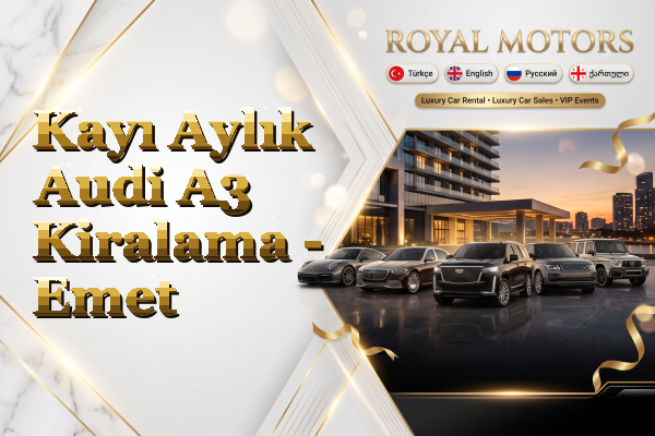 Kayı Aylık Audi A3 Kiralama - Emet