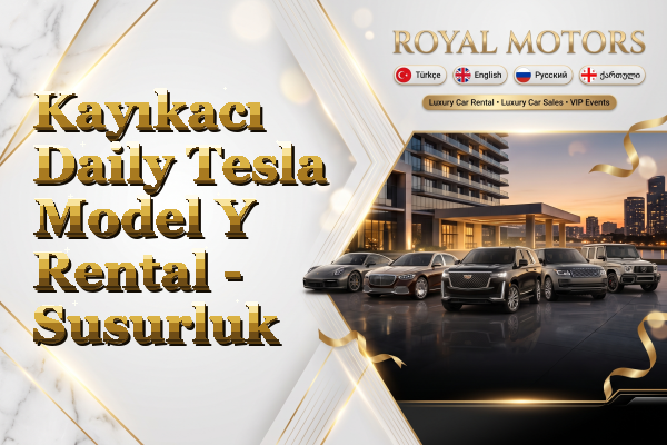 Kayıkacı Daily Tesla Model Y Rental - Susurluk