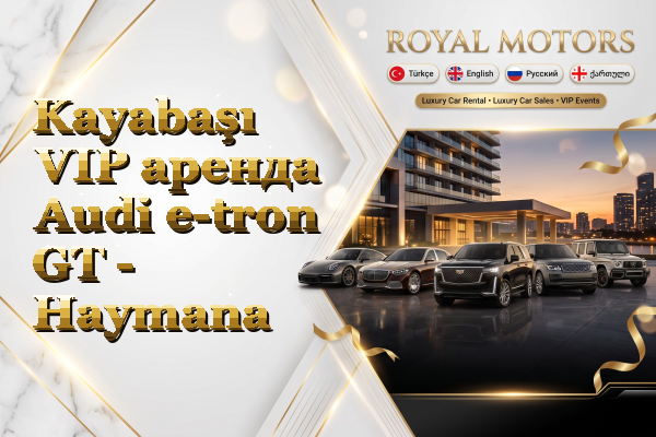 Kayabaşı VIP аренда Audi e-tron GT - Haymana