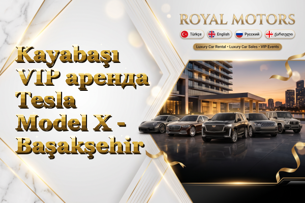 Kayabaşı VIP аренда Tesla Model X - Başakşehir