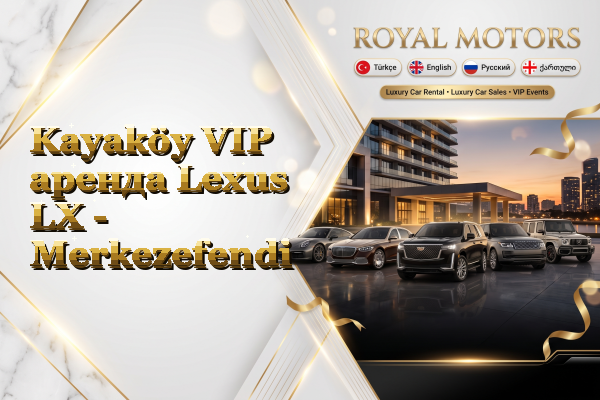 Kayaköy VIP аренда Lexus LX - Merkezefendi