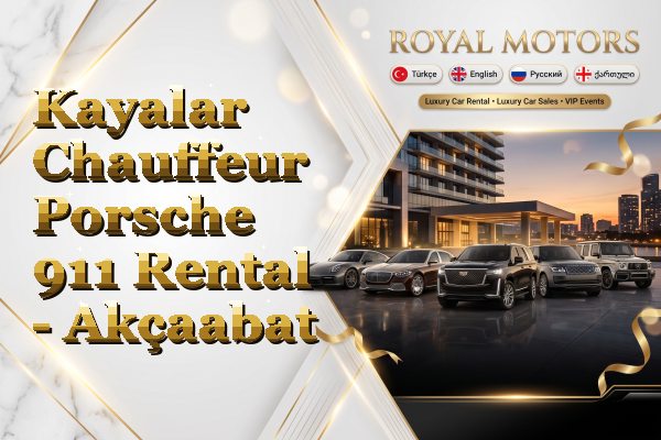 Kayalar Chauffeur Porsche 911 Rental - Akçaabat