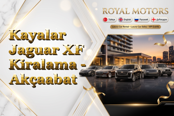 Kayalar Jaguar XF Kiralama - Akçaabat