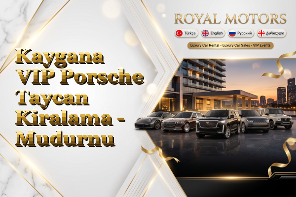 Kaygana VIP Porsche Taycan Kiralama - Mudurnu