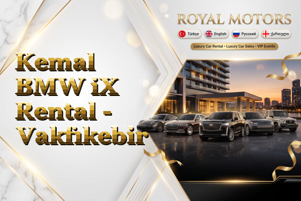 Kemal BMW iX Rental - Vakfıkebir