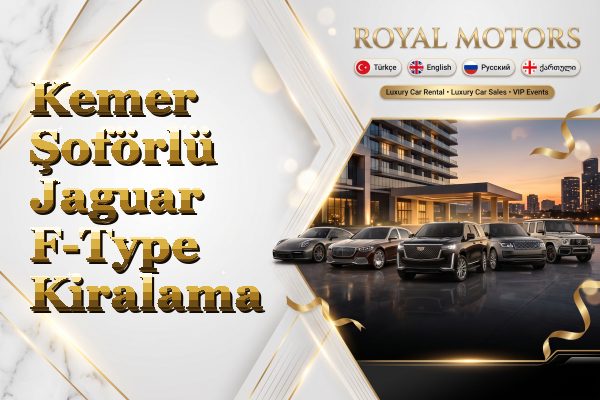 Kemer Şoförlü Jaguar F-Type Kiralama