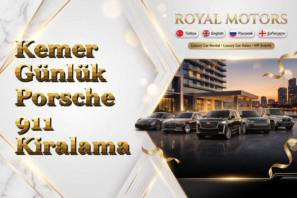 Kemer Günlük Porsche 911 Kiralama