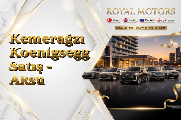 Kemerağzı Koenigsegg Satış - Aksu