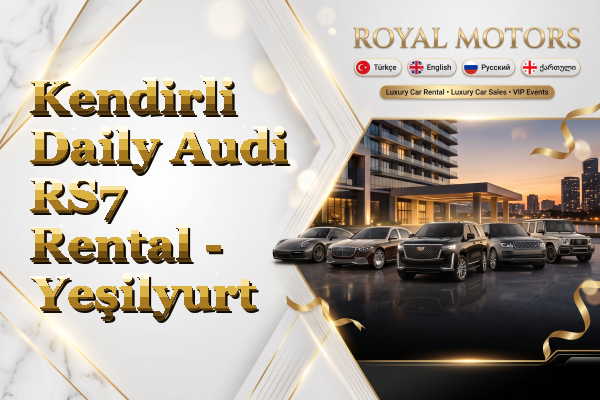 Kendirli Daily Audi RS7 Rental - Yeşilyurt