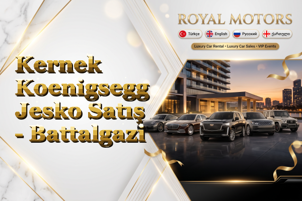 Kernek Koenigsegg Jesko Satış - Battalgazi