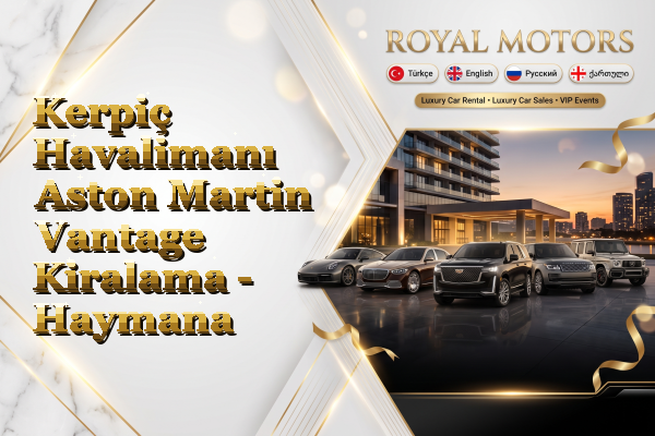 Kerpiç Havalimanı Aston Martin Vantage Kiralama - Haymana