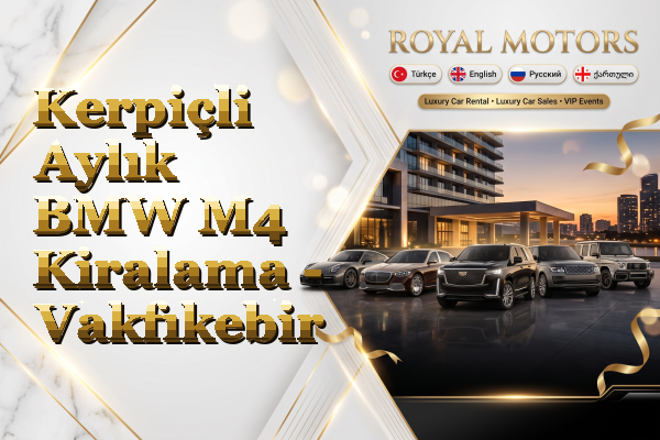 Kerpiçli Aylık BMW M4 Kiralama - Vakfıkebir