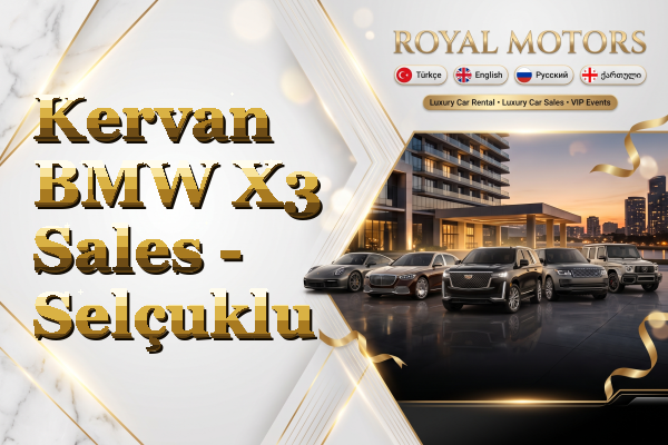 Kervan BMW X3 Sales - Selçuklu