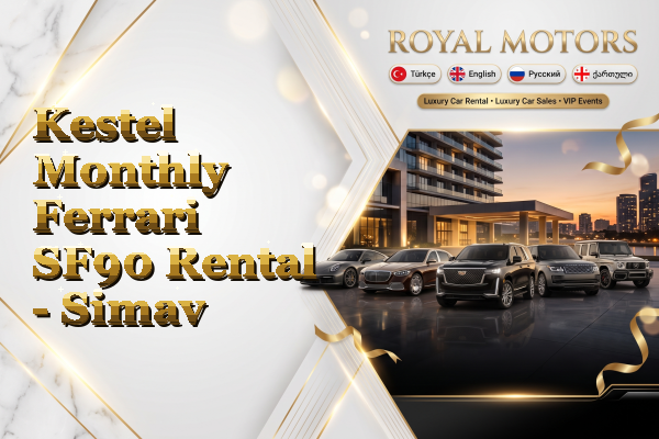 Kestel Monthly Ferrari SF90 Rental - Simav