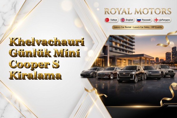 Khelvachauri Günlük Mini Cooper S Kiralama