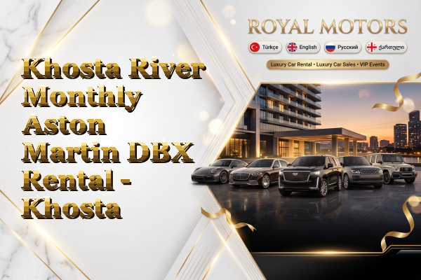 Khosta River Monthly Aston Martin DBX Rental - Khosta