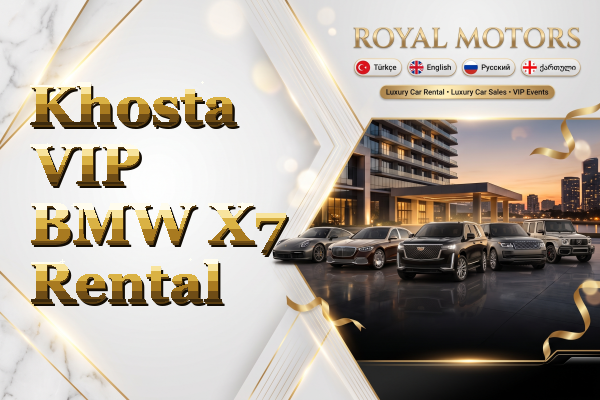 Khosta VIP BMW X7 Rental