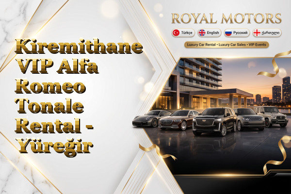 Kiremithane VIP Alfa Romeo Tonale Rental - Yüreğir