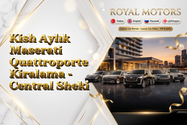 Kish Aylık Maserati Quattroporte Kiralama - Central Sheki