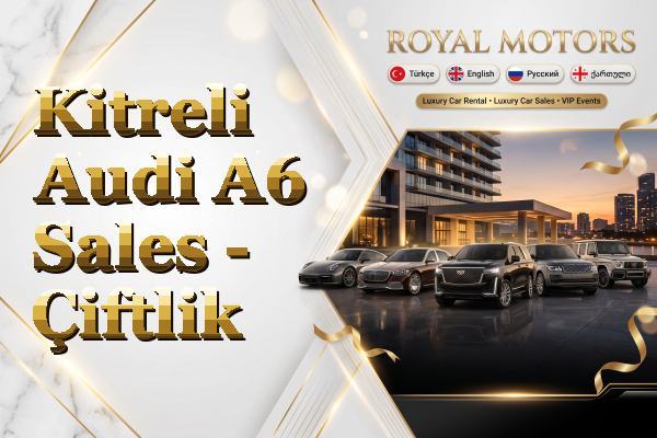 Kitreli Audi A6 Sales - Çiftlik