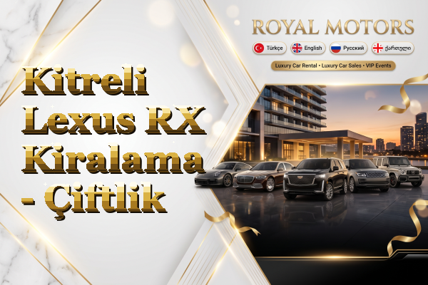 Kitreli Lexus RX Kiralama - Çiftlik