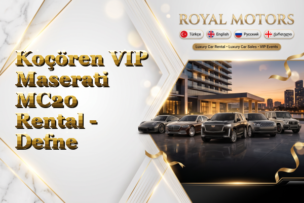 Koçören VIP Maserati MC20 Rental - Defne