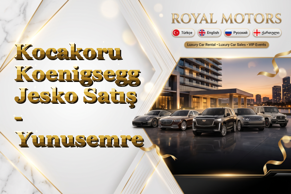 Kocakoru Koenigsegg Jesko Satış - Yunusemre