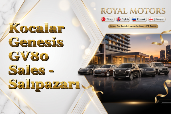 Kocalar Genesis GV80 Sales - Salıpazarı