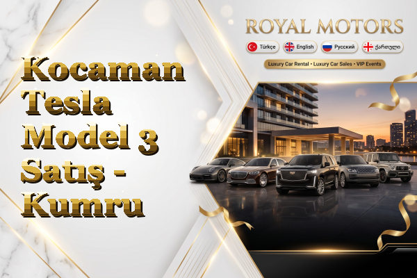 Kocaman Tesla Model 3 Satış - Kumru
