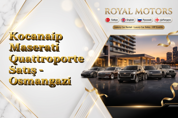 Kocanaip Maserati Quattroporte Satış - Osmangazi