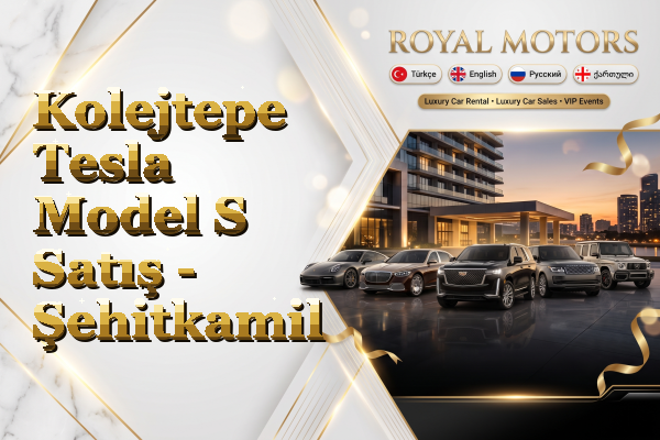 Kolejtepe Tesla Model S Satış - Şehitkamil