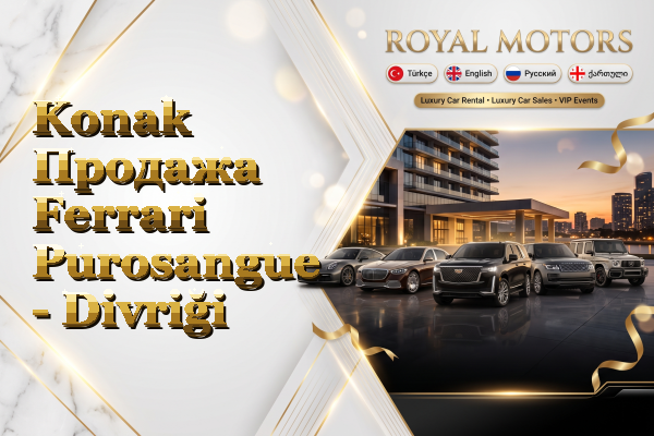 Konak Продажа Ferrari Purosangue - Divriği