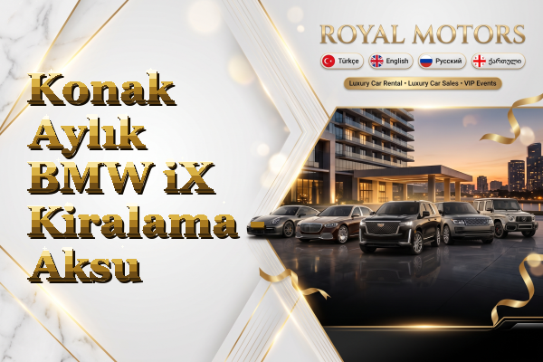 Konak Aylık BMW iX Kiralama - Aksu