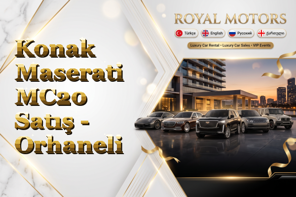 Konak Maserati MC20 Satış - Orhaneli